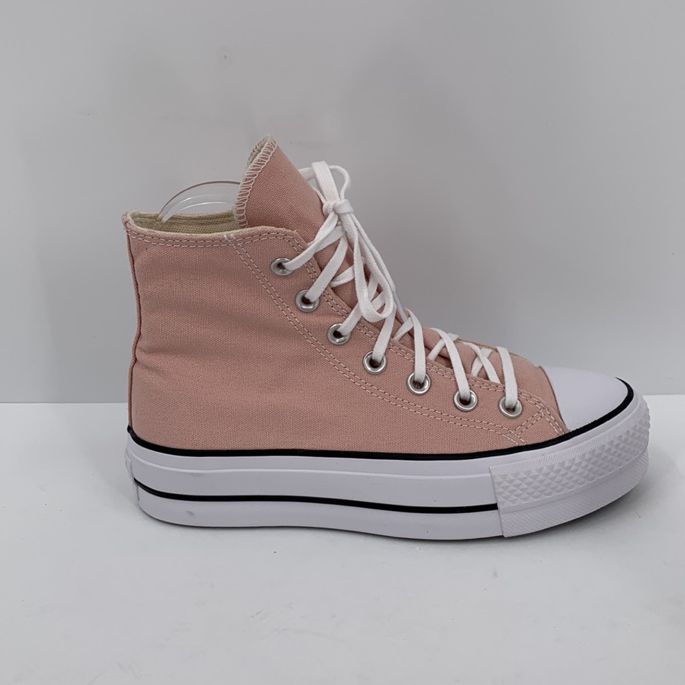 Converse Chuck Taylor All Star platform high top pink sneaker shoe canvas 6